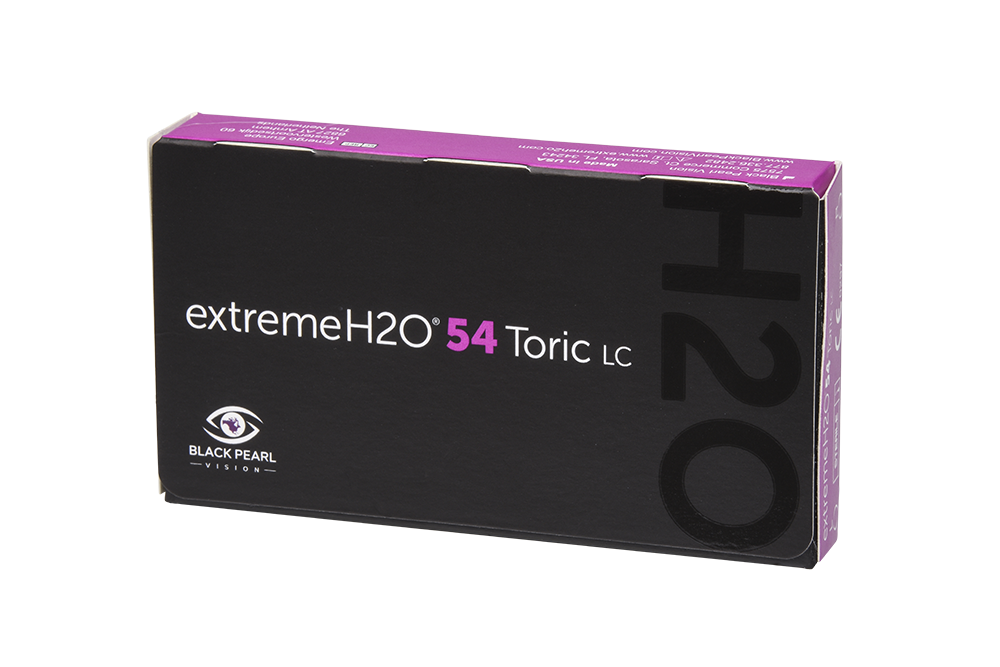 Extreme H2O 54 Toric LC packaging